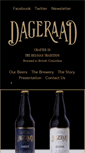 Mobile Screenshot of dageraadbrewing.com