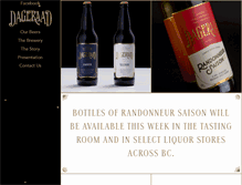 Tablet Screenshot of dageraadbrewing.com